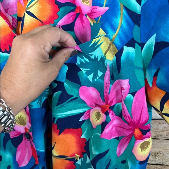 True Vintage Mens Hilo Hattie The Hawaiian Original Button Up Shirt sz xl - Picture 2 of 4